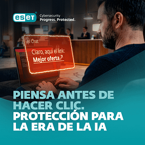 Imagen oficial de ESET AI Security, protección de interacciones y agentes con inteligencia artificial