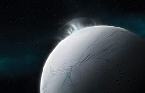 Encélado podría facilitar la búsqueda de vida al separar compuestos de su océano en distintos granos de hielo