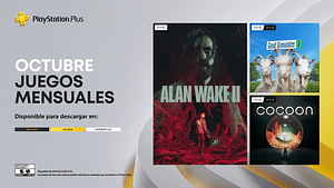 Alan Wake 2, Goat Simulator 3 y Cocoon llegan gratis hoy a PlayStation Plus