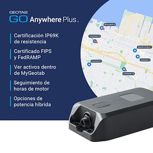 Dispositivo Geotab GO Anywhere para seguimiento de activos